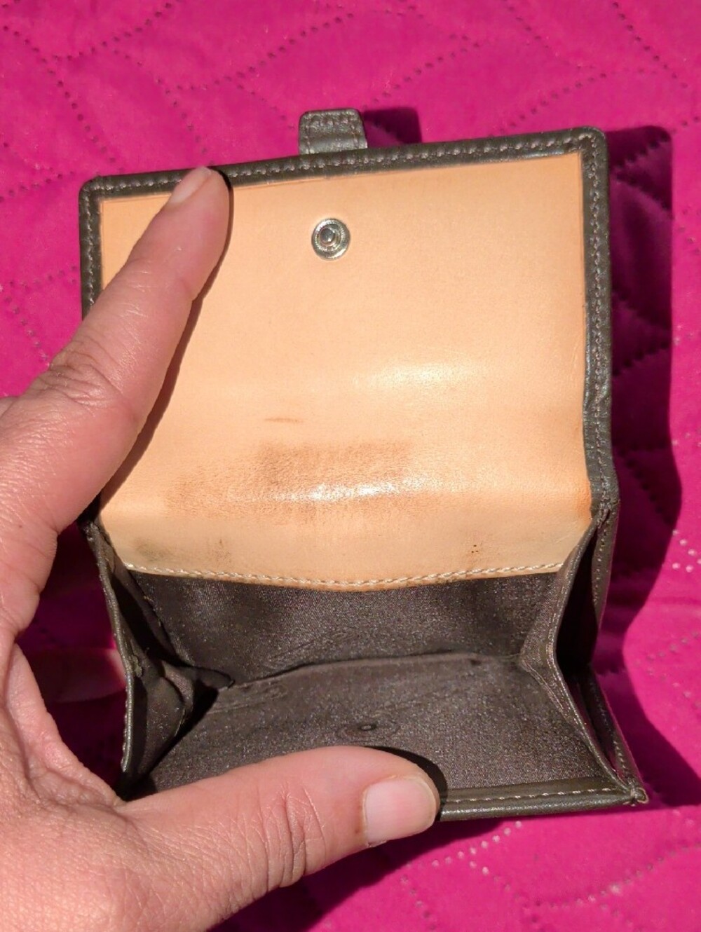 Coach Tan/Brown Signature Crossbody and Wallet Set - Picture 8 of 9